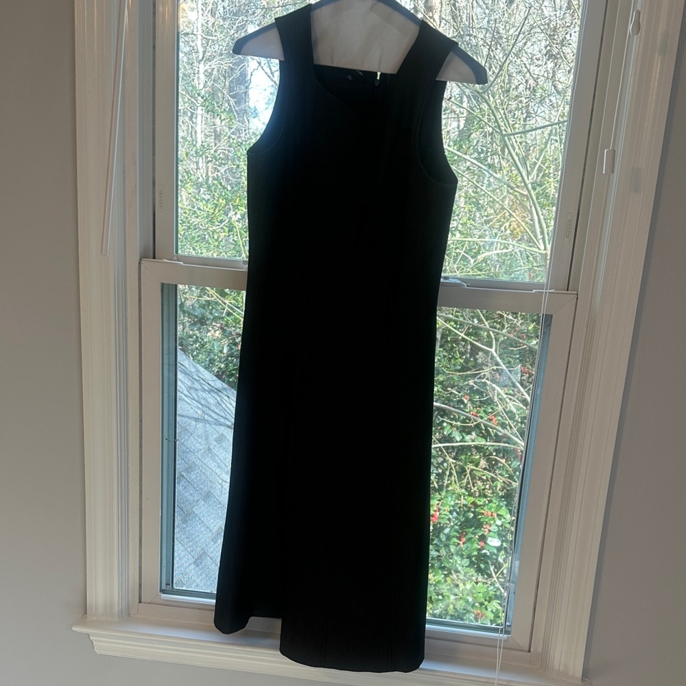 Jones New York Classic Black Midi Dress